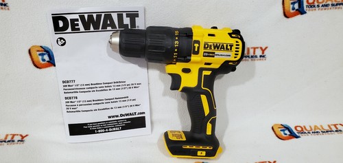 New DeWalt DCD778 20V MAX Li-Ion Brushless 1/2" Hammer Drill - Bare Tool - Picture 1 of 5