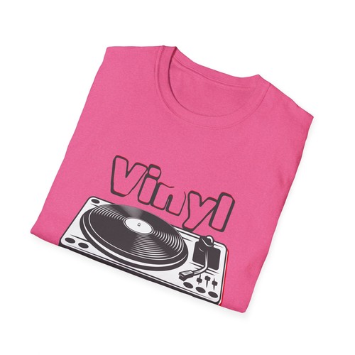 Vinyl Record Collector, Music Shirt, Record Collection Unisex Softstyle T-Shirt - Picture 53 of 53