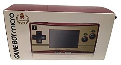 Nintendo Game Boy MIcro 20th Anniversary Famicom Color In Box 