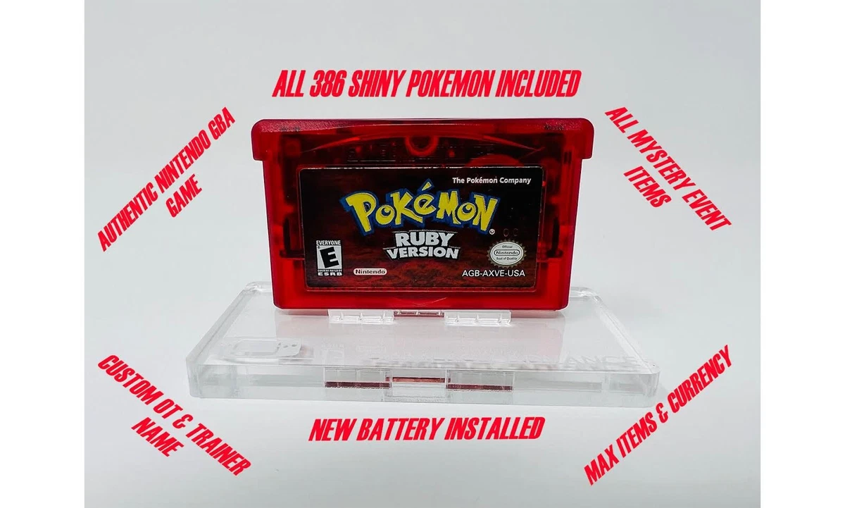 Pokémon Ruby/Sapphire/Emerald - ALL 386 Pokémon in PC (Complete Pokédex) 