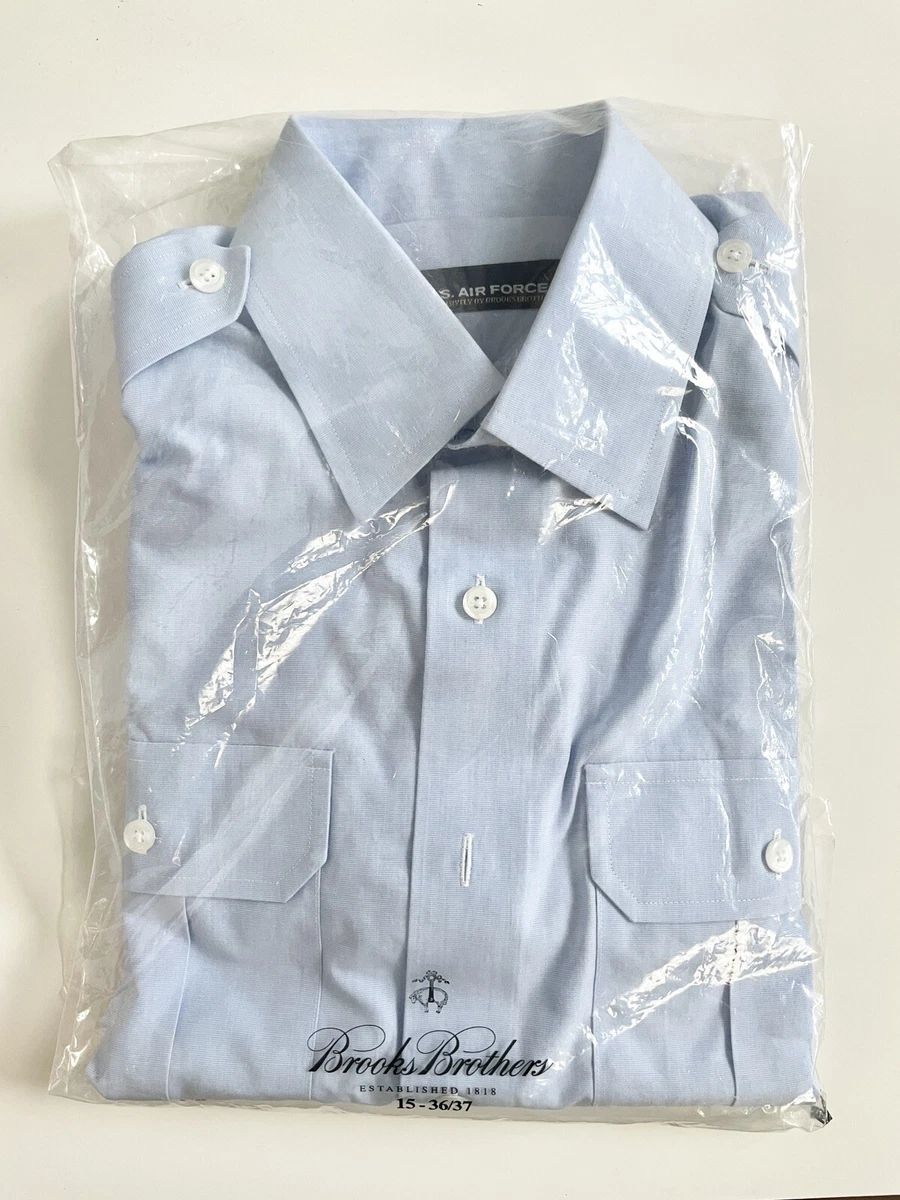 Men s Air Force Brooks Brothers Long Sleeve Blues Shirt 15 36 37