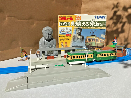 Tomy Plarail Enoden Umi No Mieru Tabi Train Set from 1999 - Picture 13 of 13
