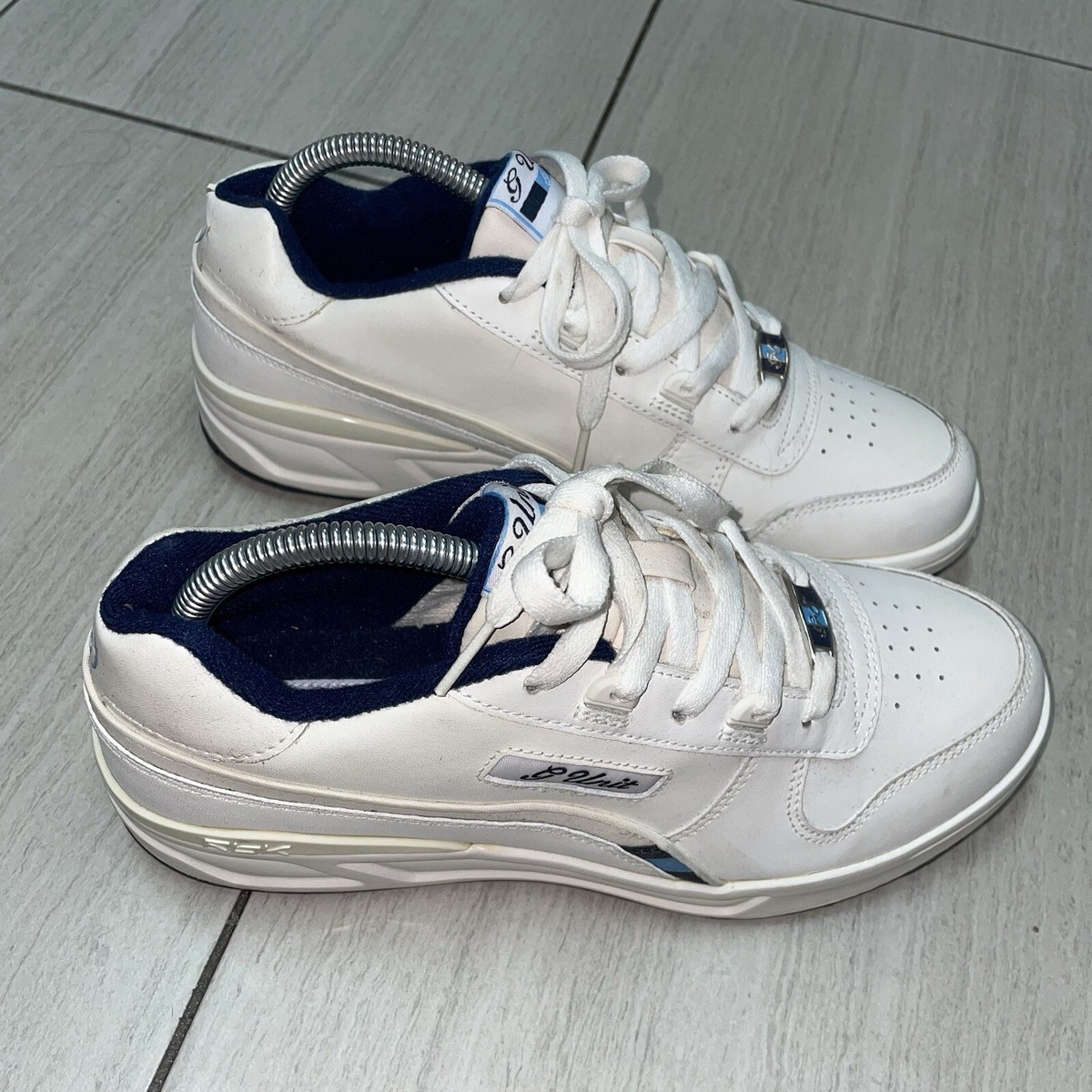 G-unit Reeboks Men's Size 7 White And Blue | eBay