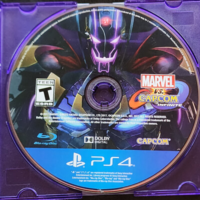 Marvel vs Capcom: Infinite PS4 Loose - No Manual or Original Case