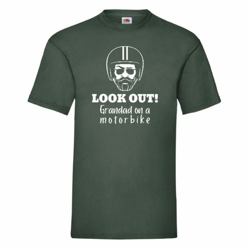 Look Out Grandad On A Motorbike T-Shirt Small-2XL - Picture 18 of 28