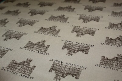 Downton Abbey Abby CASTLE Fabric Fat Quarter FQ 18'' x 22'' COTTON British PBS TV