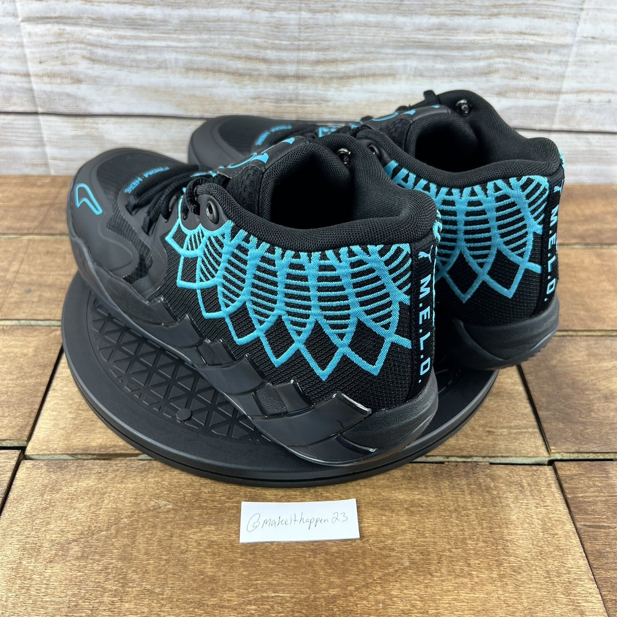 Puma lamelo Ball mb.01 bus City black blue shoe 376443-13 mens 10.5 ?Puma MB.01  main image 4