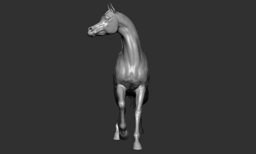 Caballo de resina árabe tradicional tamaño Breyer - elige tu propio tamaño - resina blanca - Imagen 5 de 6