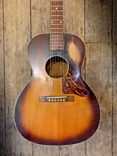1938 Gibson-made Recording King Carson Robison Model K Flattop acoustic guitar