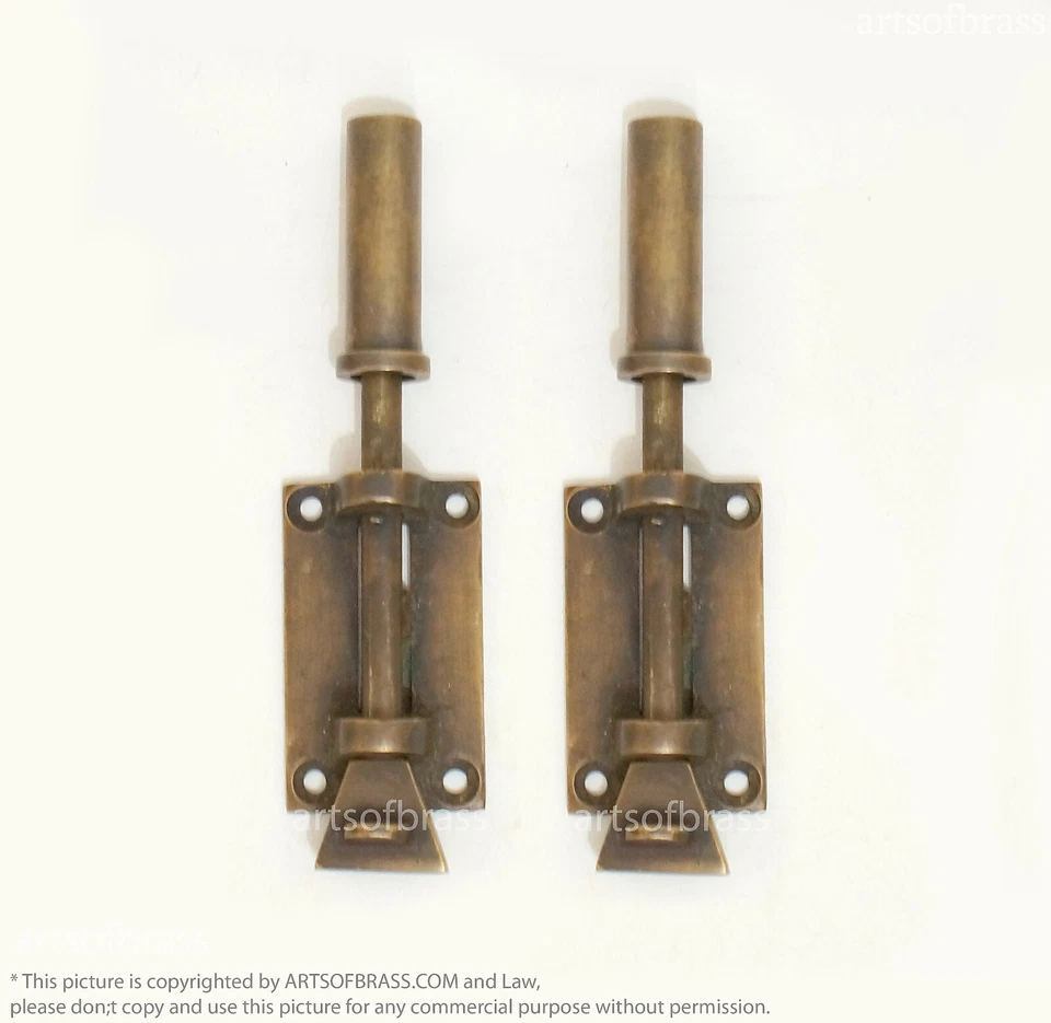 Традиционный латунный замок для выдвижных ящиков и дверей | окна и шкаф - Изображение 3 из 4