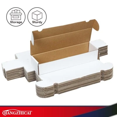 DS-AUTO-PARTS Storage Boxes LOT 800 Count CT Sports Cards Trading White MAX Pro Shipping New