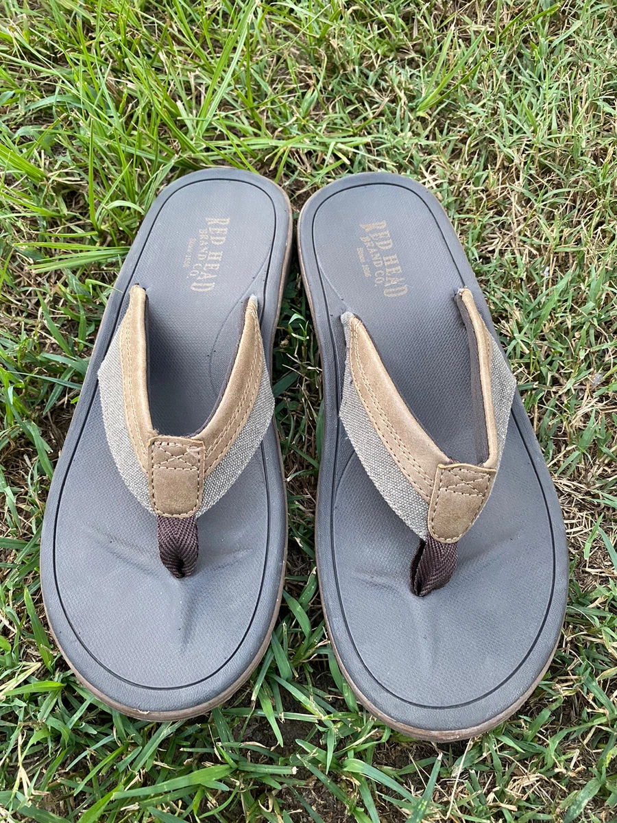 Redhead flip flops sale