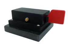 Cootie Single Paddle Morse Code Key With Steel Base, USB Adapter & 2 Cables