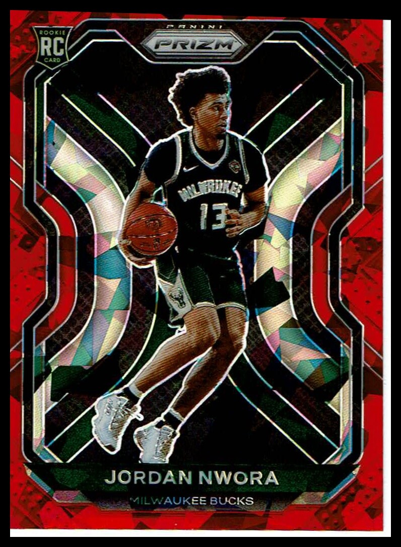 2020-21 Panini Prizm #273 Jordan Nwora Red Ice Prizms