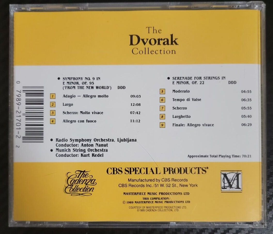 The Dvorak Collection Deluxe Edition (CD) The Cadenza Collection
