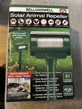 Bell and Howell Solar Powered Animal Repeller Motion Activated