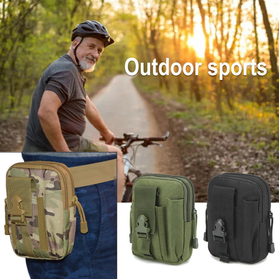 Pochette Tactique MOLLE Multifonction - Pour Ceinture, EDC, Extérieur, étanche