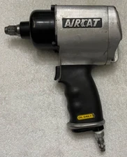 AIRCAT ACA-1404 1/2" Twin Hammer 640 Ft Lbs Tork Impact Wrench 7,000 Rpm TESTED!
