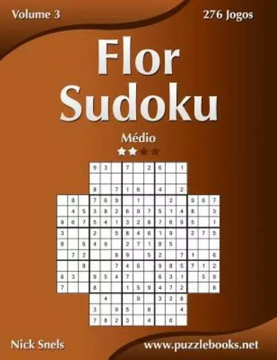 Flor Sudoku - M?Dio - Volume 3 - 276 Jogos 9781514255209