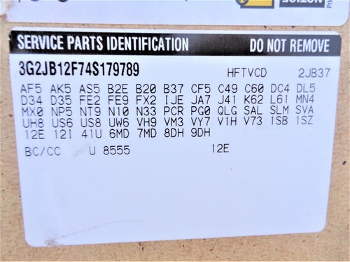 2004 PONTIAC SUNFIRE W/O KEYLESS ENTRY W/O OPT AU0 BCM MODULE P/N 22712779 - Picture 5 of 8