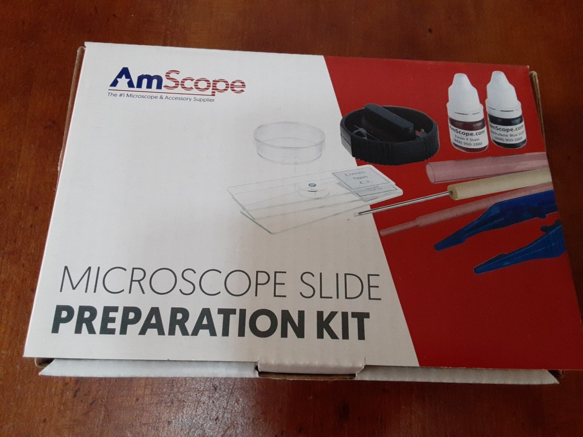 AmScope 40X-1000X Portable Student Microscope With Extensive Slide Preparation Kit And Book New 372d1149 95ed 4f6b 88d3 E39d1cad2a8b 1.2e73958f3b99a84cdedf0bbf4f824ea7