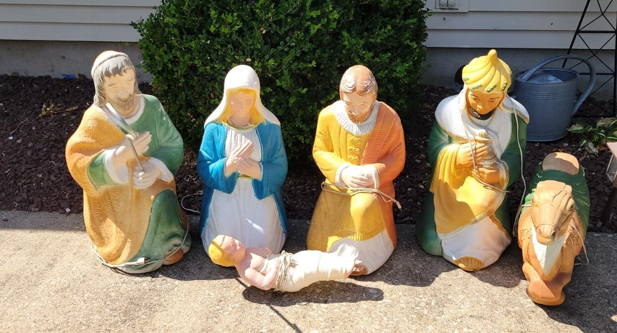 Christmas nativity scene blow mold www.imisca.jp