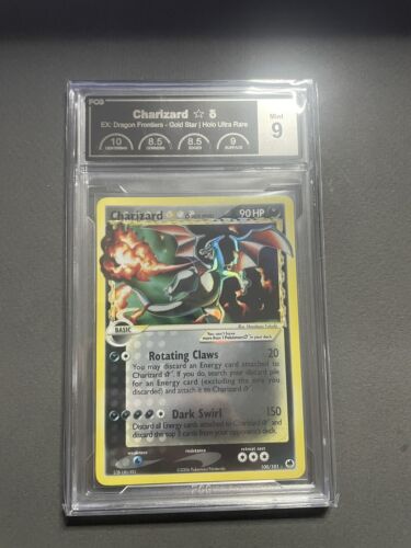 2006 Pokémon Gold Star. Charizard Holo Ex Dragon Frontiers 100/101. PCG Mint 9 - Picture 1 of 2