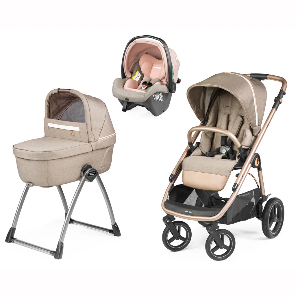 Trio Veloce TC + Belvedere Cradle + First Journey SLK MON AMOUR Peg Perego