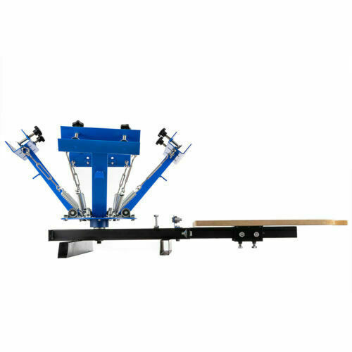4-color 1-station Silk screen printing machine T-shirt Press DIY Kit equipment - Picture 5 of 11