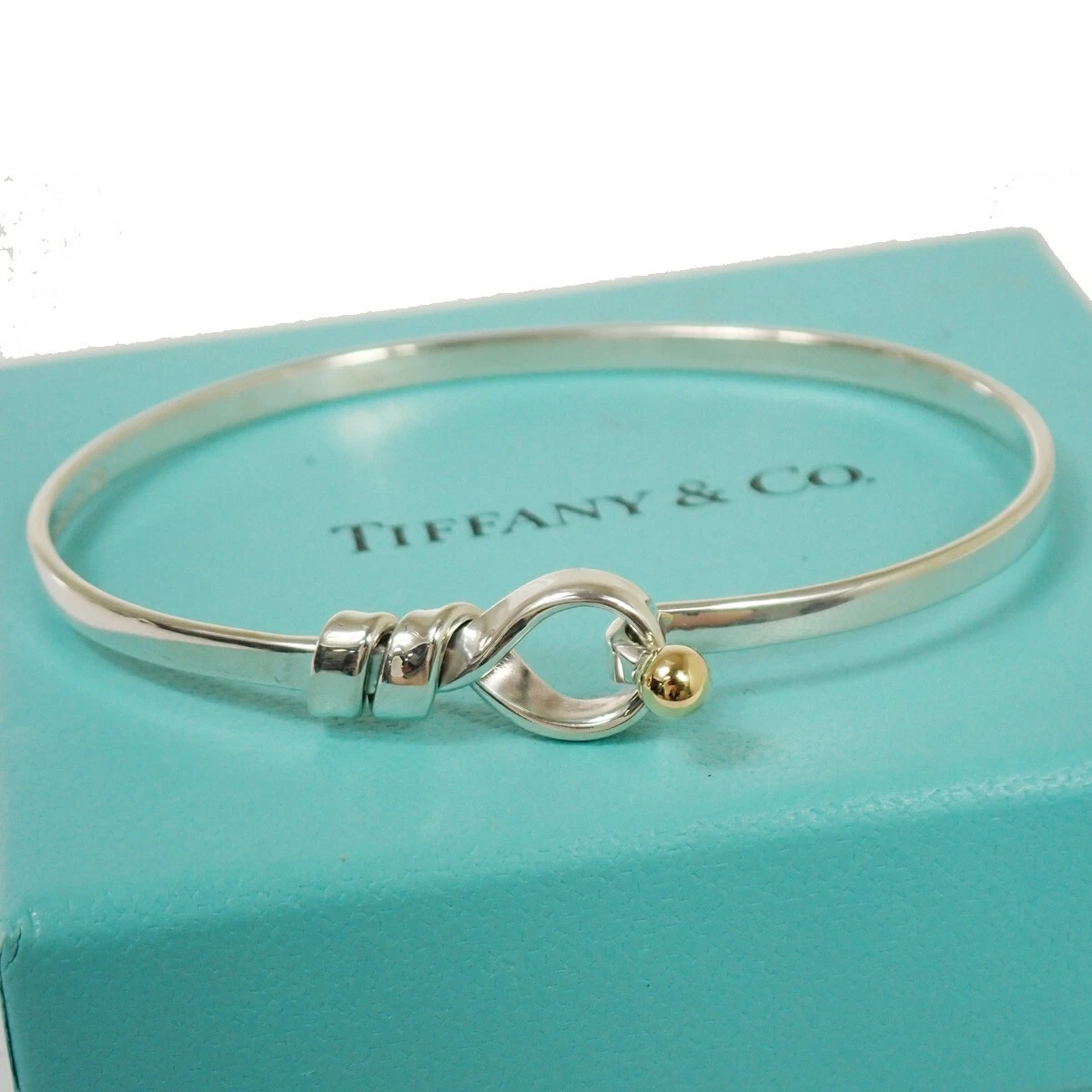 Tiffany and co 2024 double heart bracelet