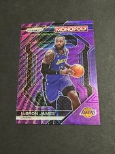 2023-24 Panini Prizm Monopoly LeBron James Purple Wave #PS9 - Lakers - FREE SHIP