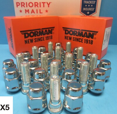 5 Wheel Lug Studs & Nuts Front & Rear for Nissan Infiniti OEM # 4322221B00