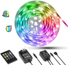 Led Strip Lights, Color Changing Strip Lights 16.4ft Music Sync, Bulit-in Sensit