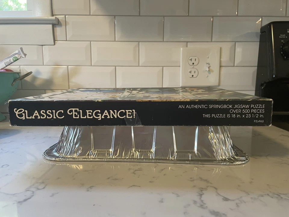 Springbok Classic Elegance Glass Bottles 500 Jigsaw Puzzle PZL4163 COMPLETE 1984 - Image 3 of 4