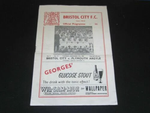 Away Teams O-R Second Division Football League Fixture Programmes (1950-1958)