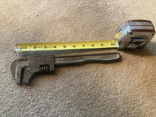 Vintage Heavy Duty Pipe Wrench Monkeywrench - Heavy Duty Made in USA 11"