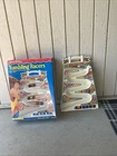 Vintage 1991 Fisher Price Tumbling Racers Original Box , Track , And Cars EUC