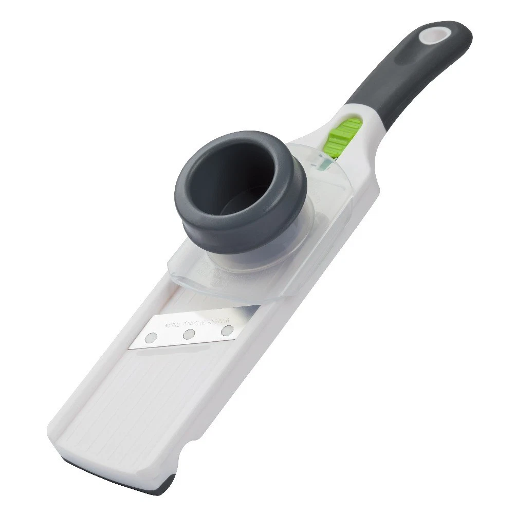 Adjust-a-Slice Mini Mandoline Vegetable Slicer with Stainless Steel Blade