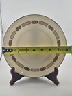 Lenox Shalimar Salad Plate 8” Ivory Brown Floral Platinum Trim USA — photo 3