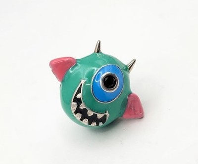 925 Sterling Silber süße fliegende einäugige Monster Charm Perle
