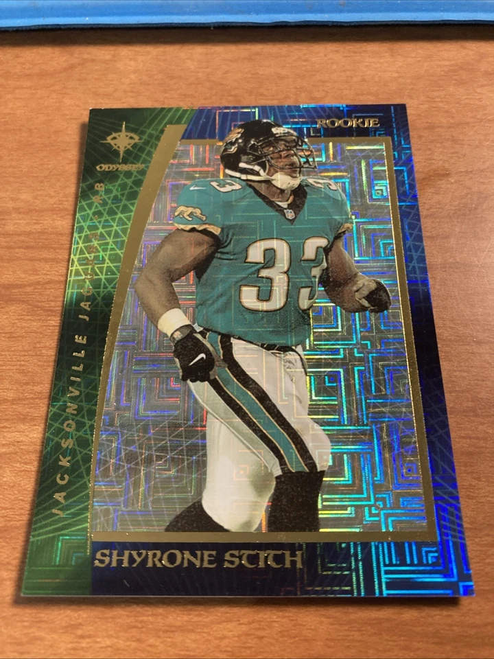 2000 Collector's Edge Odyssey Serial # 863 /999 Shyrone Stith #130 RC Jaguars - Image 2 of 3