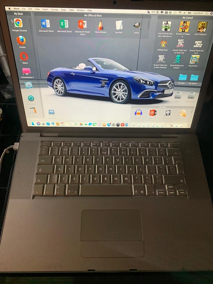 MacBook Pro 15" 2008 A1260 2.4GHz/4GB /480GB SSD /256MB NVIDIA GPU /BATTERY No6 - Image 2 of 4