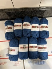 9 Valley Yarns Conway Pima Cotton/Acrylic  127yds Blue Color #11 Same Lot #