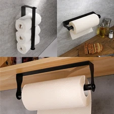 Towel Paper Roll Holder Wall Mount Towel Roll Dispenser for Kitchen Bathroom