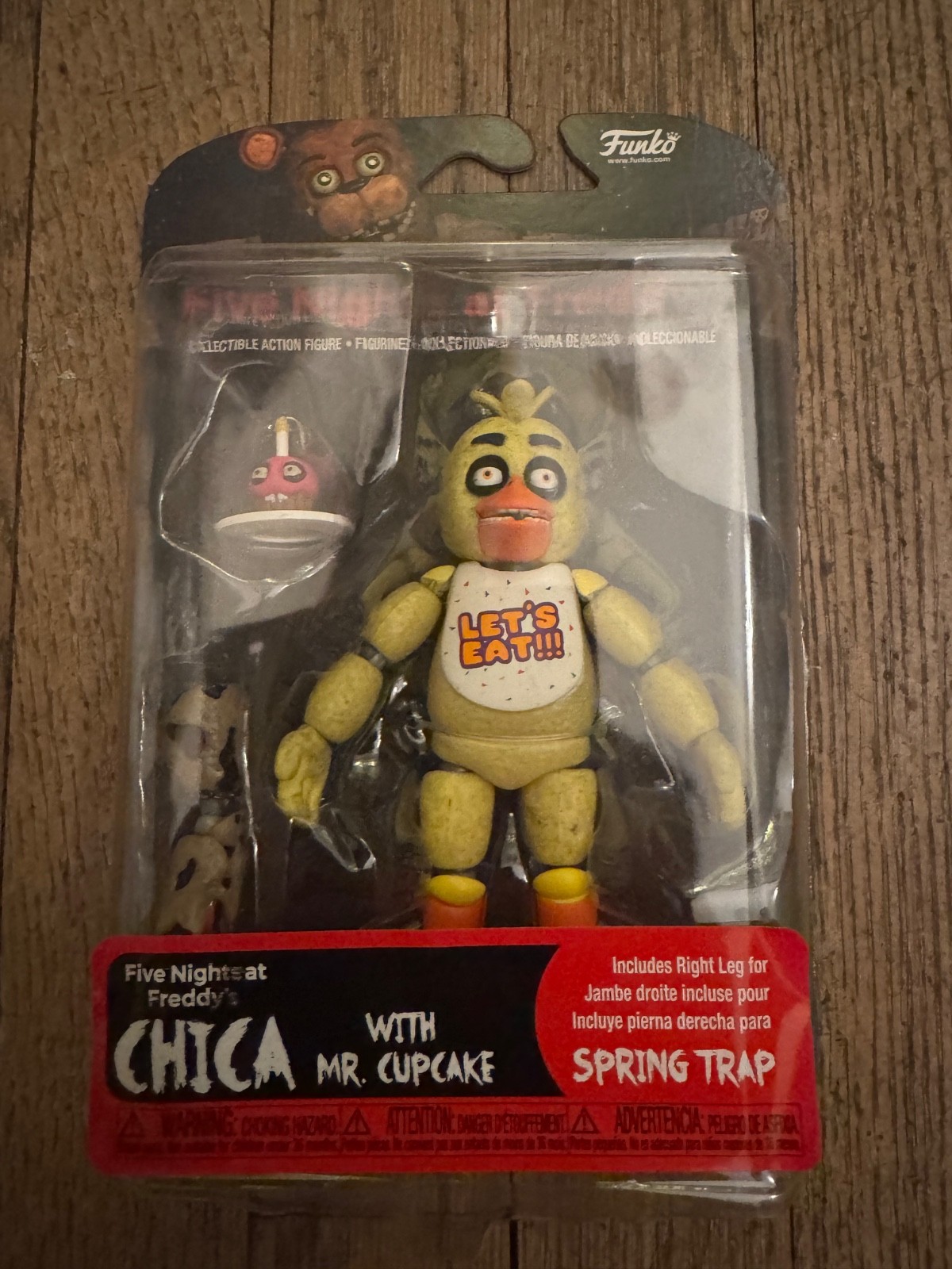 FIGURA DE ACCIÓN FIVE NIGHTS AT FREDDY’S CHICA 5"" FNAF NUEVA RARA FUNKO OFICIAL NUEVA