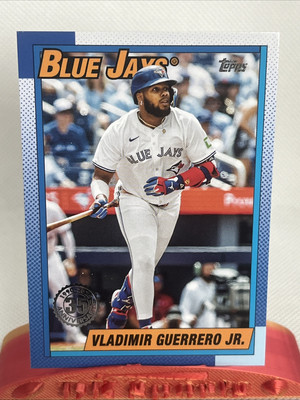 2025 Topps Series 1 #T90-12 Vladimir Guerrero Jr 35th Anniversary 1990 Topps
