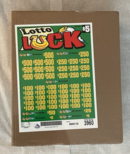 Pull Tab Tickets - Game - Lotto Luck - 3,960 ...