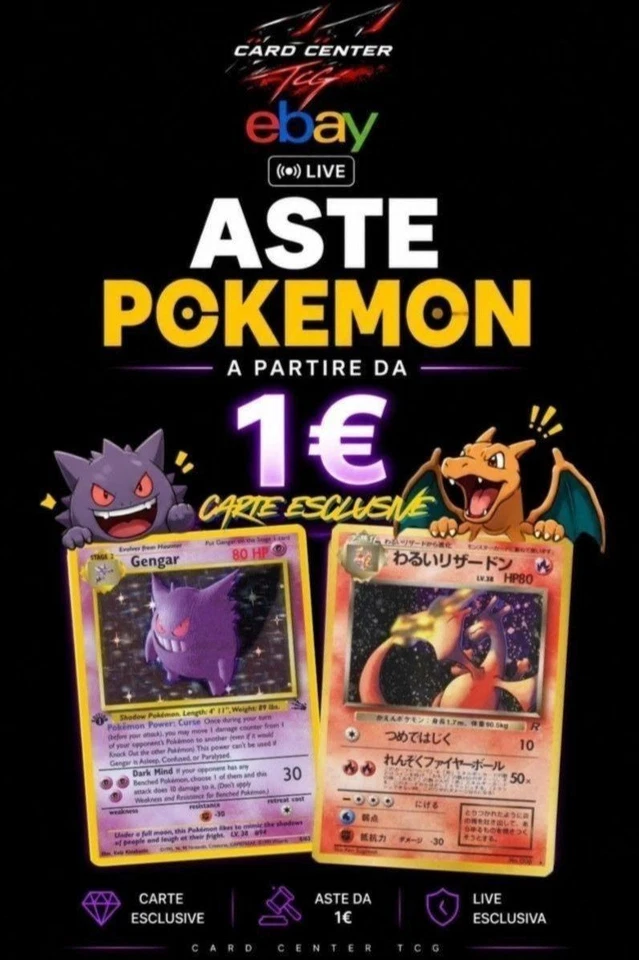 TOP TIER POKEMON & CARTE PROMO !!! TANTE ASTE DA 1€