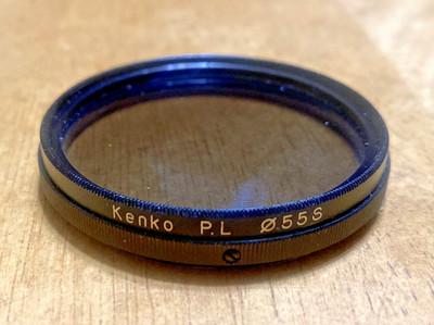 Kenko 55S 55mm P.L Polar Lens Filter Japan Polarizing