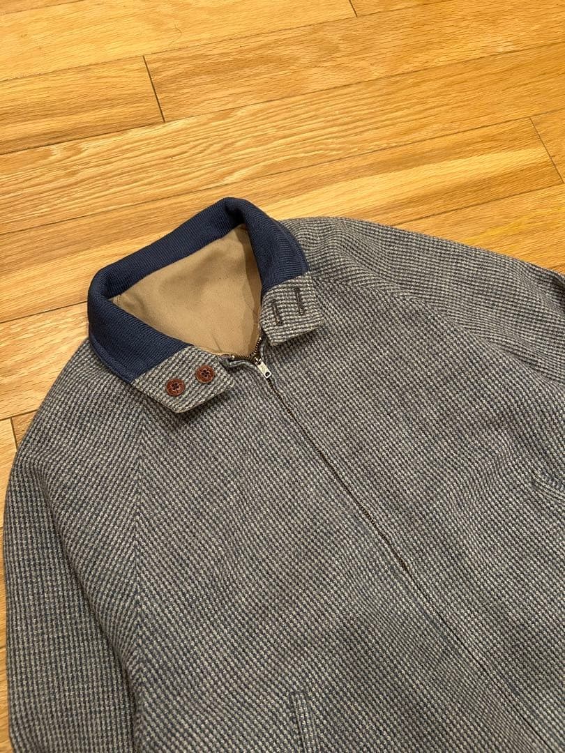 Pendleton Reversible Bomber Jacket Tweed/Twill 70… - image 3